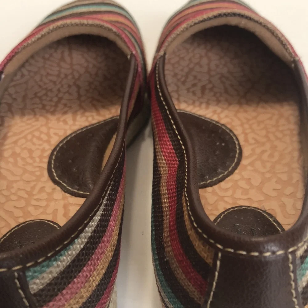 B.O.C Multi-Color Fabric Upper Slip-On Espadrilles size 8